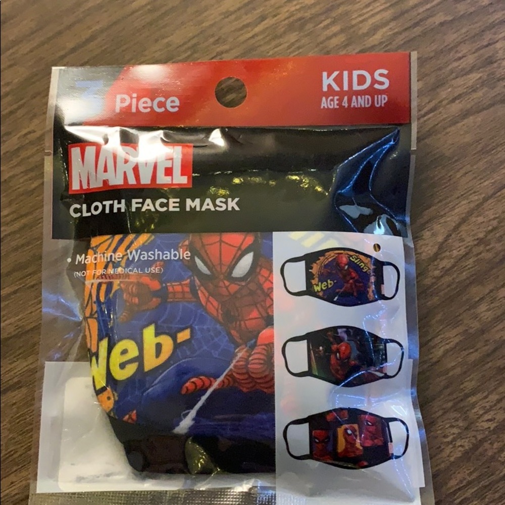 3 Marvel face mask